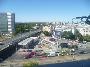 View of Bucharest from the Mission Office