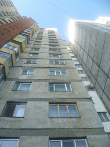 Typical appartment building in Chisinau