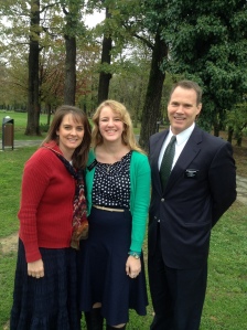 Sarah with President & Sister Rowe